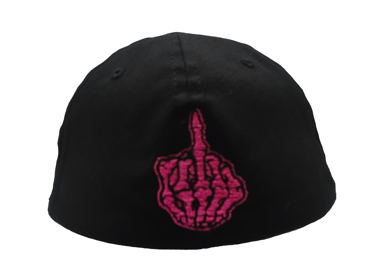 FUCK OFF FlexFit Adult Hat Black / Pink