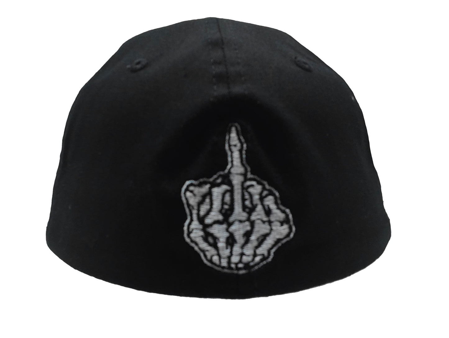 FUCK OFF FlexFit Adult Hat Black / White