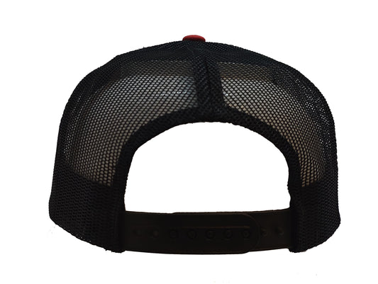 FUCK YOUR FEELINGS Kamel Adult Flat Bill Hat 301 Red / Black