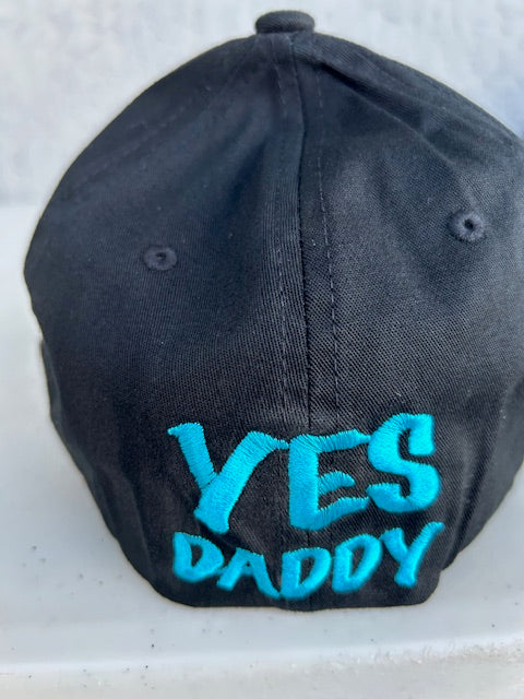 YES DADDY FlexFit Adult Hat Black / Blue