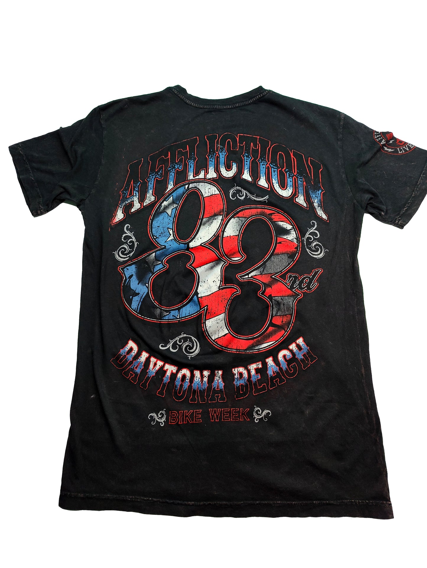 AFFLICTION DAYTONA 83 SHORT-SLEEVE TEE