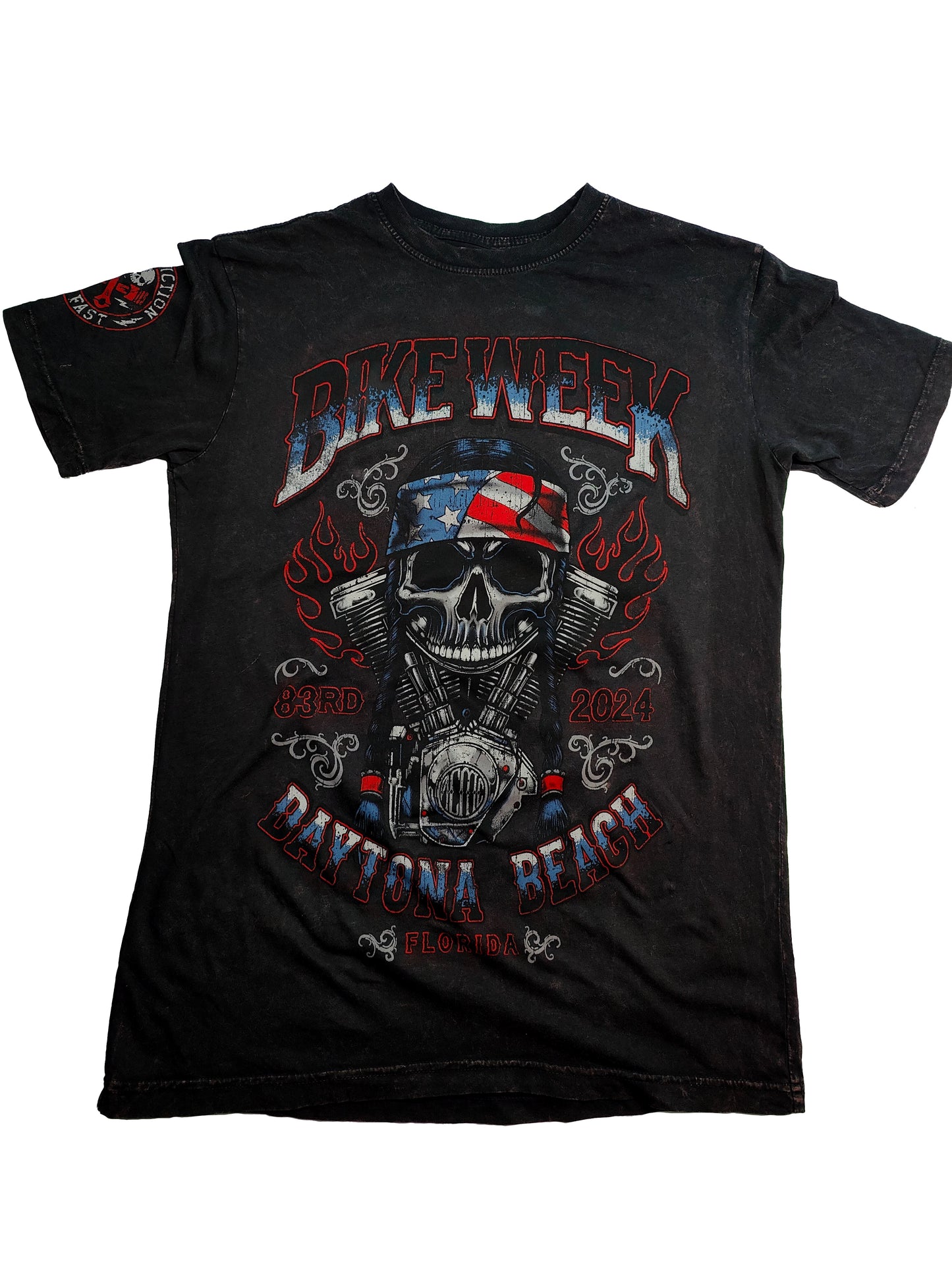 AFFLICTION DAYTONA 83 SHORT-SLEEVE TEE