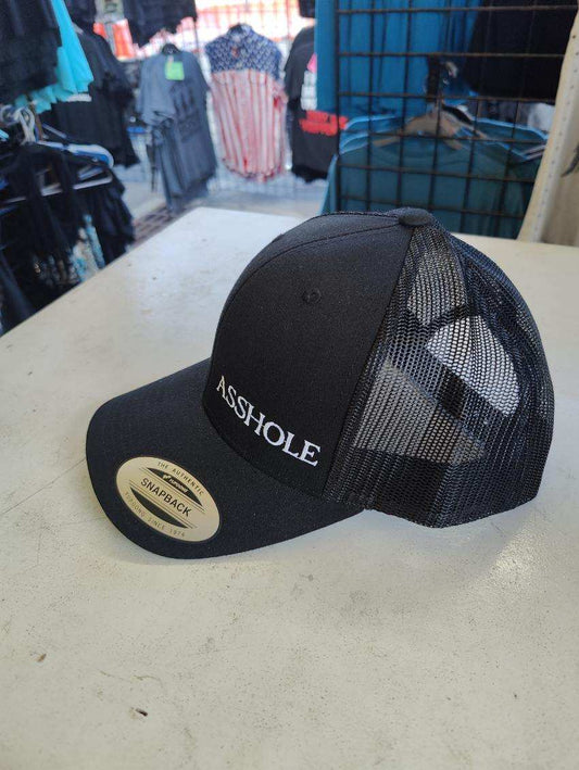 ASSHOLE Kamel Adult Hat 815 Black / White