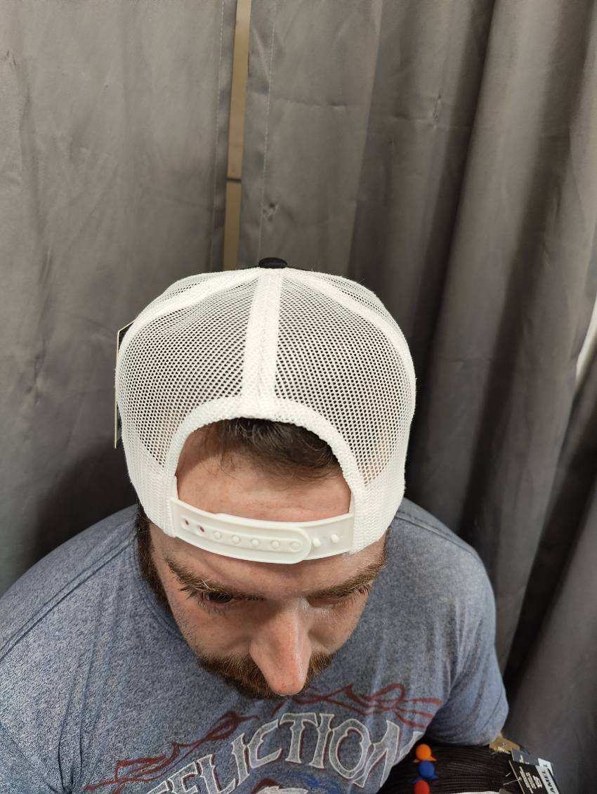 FUCK OFF Kamel Adult Flat Bill Hat 301 Black / White