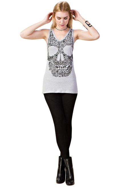 Vocal SLEEVELESS SKULL TANK