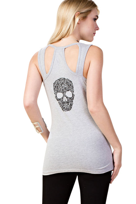 Vocal SLEEVELESS SKULL TANK