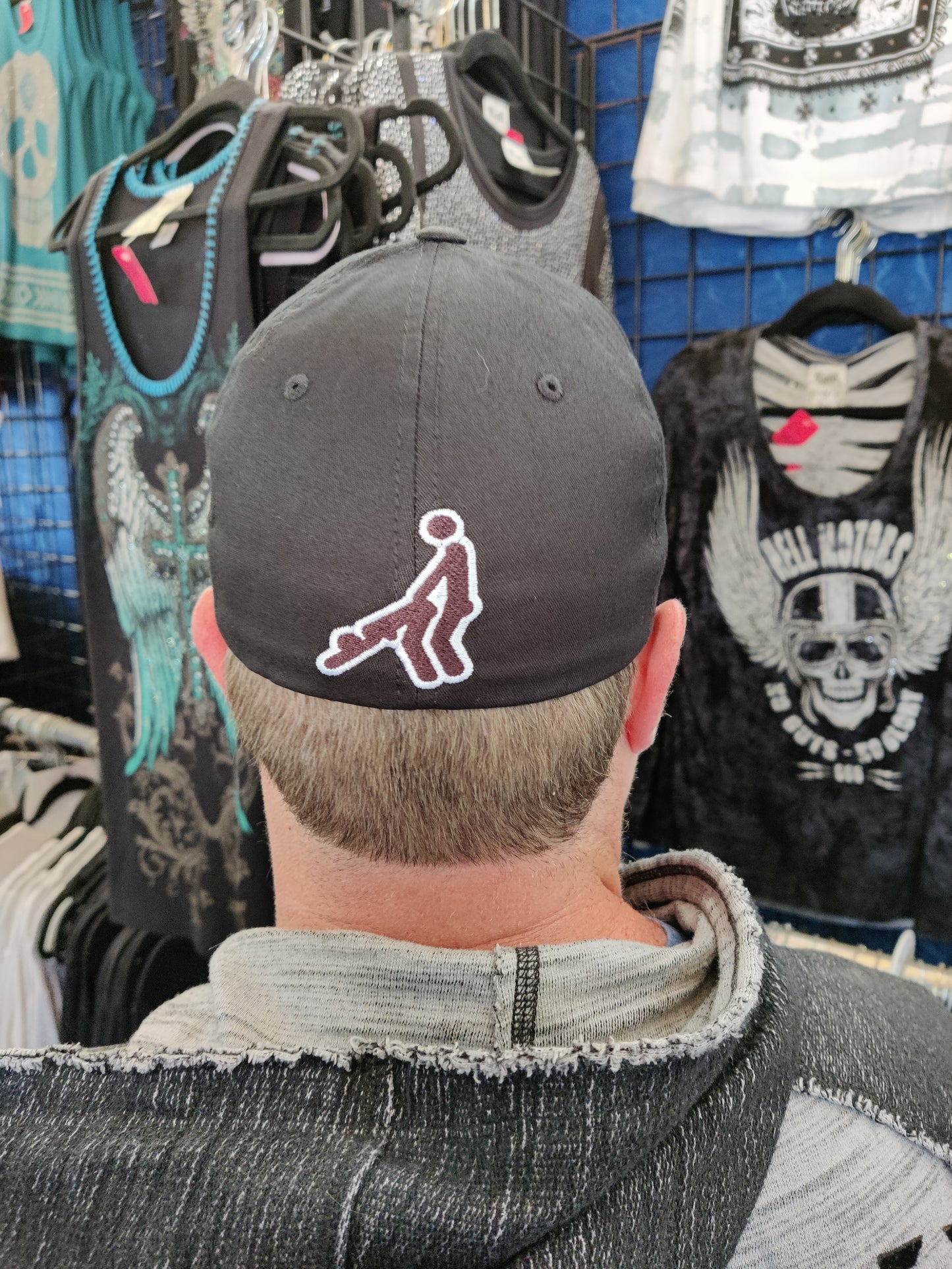 DOGGY STYLE FlexFit Adult Hat Black / White