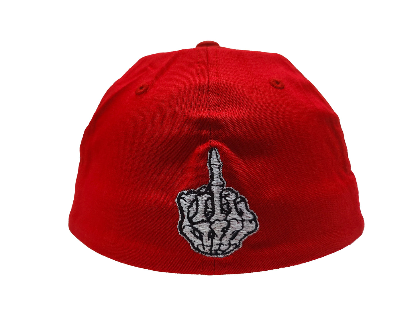 FUCK OFF FlexFit Adult Hat Red