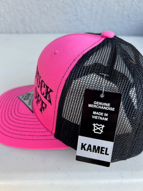 FUCK OFF Kamel Adult Hat 815 Pink / Black