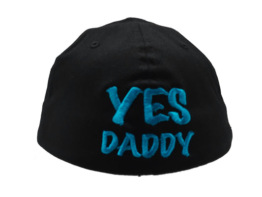 YES DADDY FlexFit Adult Hat Black / Blue